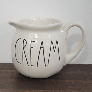 Rae Dunn Cream Ceramic Pitcher